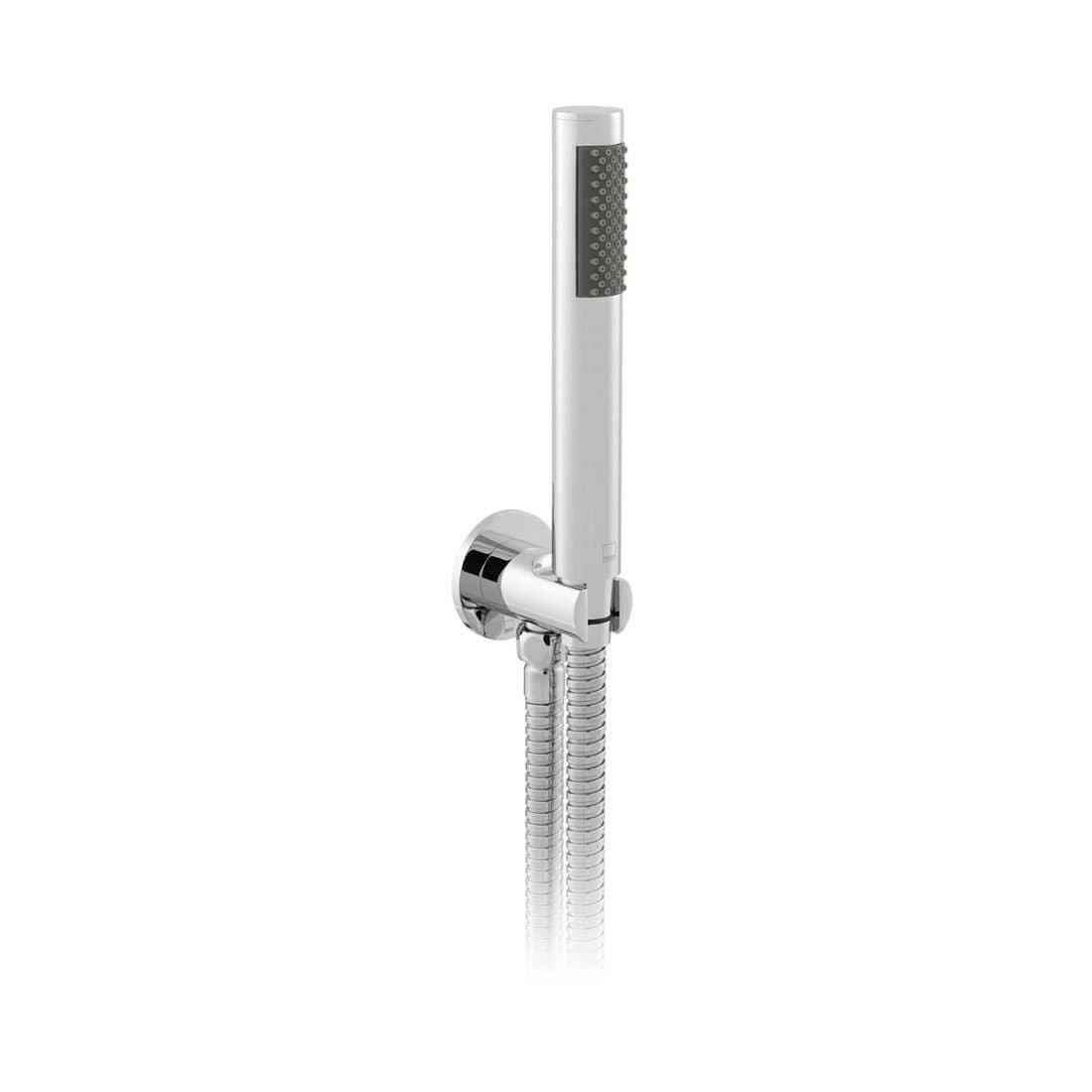Vado Concealed Shower Set Vado Celsius 2 Outlet, 2 Handle Thermostatic Shower Set with Shower Head and Pencil Handset in Polished Chrome