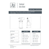 JTP Freestanding Bath Filler JTP Grosvenor Cross Freestanding Bath Shower Mixer with Kit