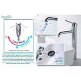 Aquarius Bathrooms Mono Basin Tap Aquarius RF-Series Cold Start Mono Basin Mixer Tap with Waste
