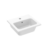 Saneux Cloakroom Vanity Unit Saneux Monument 400mm Wall Mounted One Door Vanity Unit with Basin