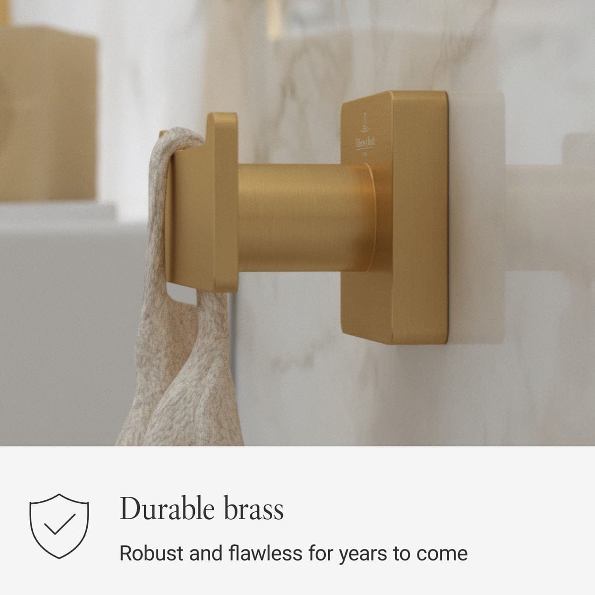 Villeroy & Boch Robe Hook Villeroy & Boch Elements - Striking Double Towel Hook