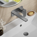Aquarius Bathrooms Wall Mounted Basin Tap Aquarius Tetra Wall Mounted 2 Tap Hole Basin Mixer Tap
