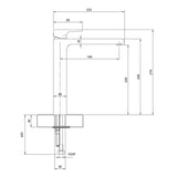 Villeroy and Boch Tall Basin Tap Villeroy & Boch Liberty Single Lever Tall Basin Mixer