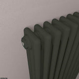 Eastbrook Eastbrook Rivassa Traditional 3 Column Radiator in Matt Black