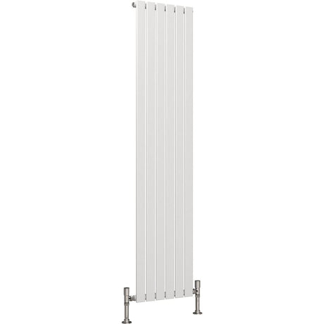 Aquarius Bathrooms Panel Radiator 1800 x 420mm / White Aquarius Flat Single Vertical Radiator