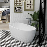 Imex Modern Freestanding Bath 1500 × 710mm Imex Alma Slim Freestanding Bath