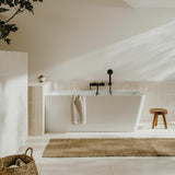 Roca Corner Bath Roca Ona Asymmetric Corner Stonex® Bath