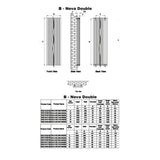 Reina Panel Radiator Reina Neva Vertical Double Panel Central Heating Radiator