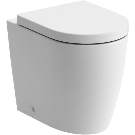 Aquarius Bathrooms Back to Wall Toilet Aquarius Emma Back to Wall Toilet with Soft Close Seat