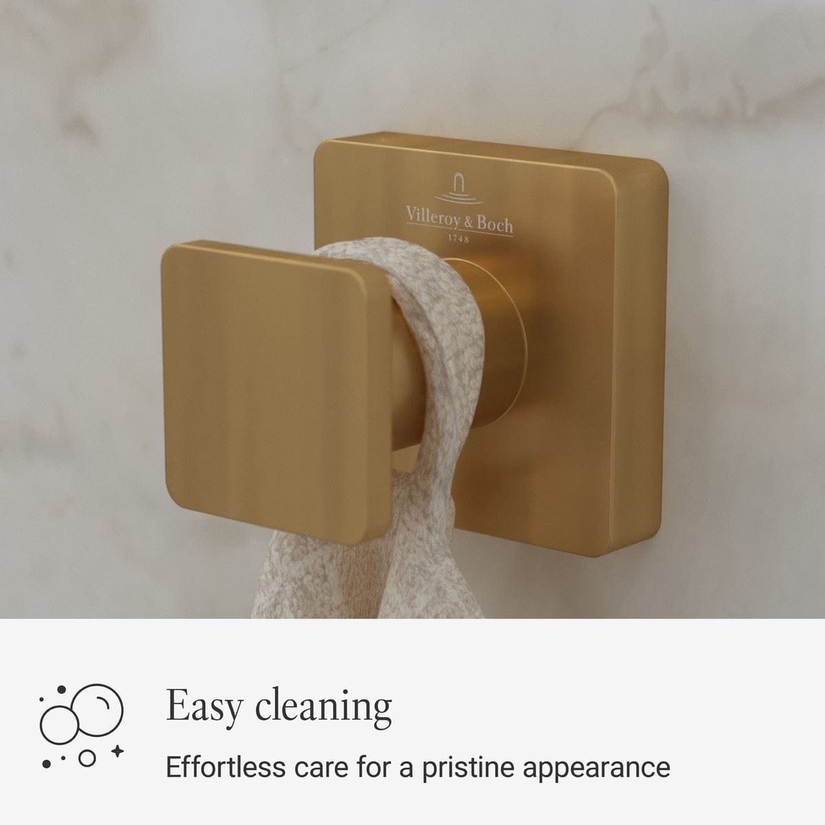 Villeroy & Boch Robe Hook Villeroy & Boch Elements - Striking Towel Hook
