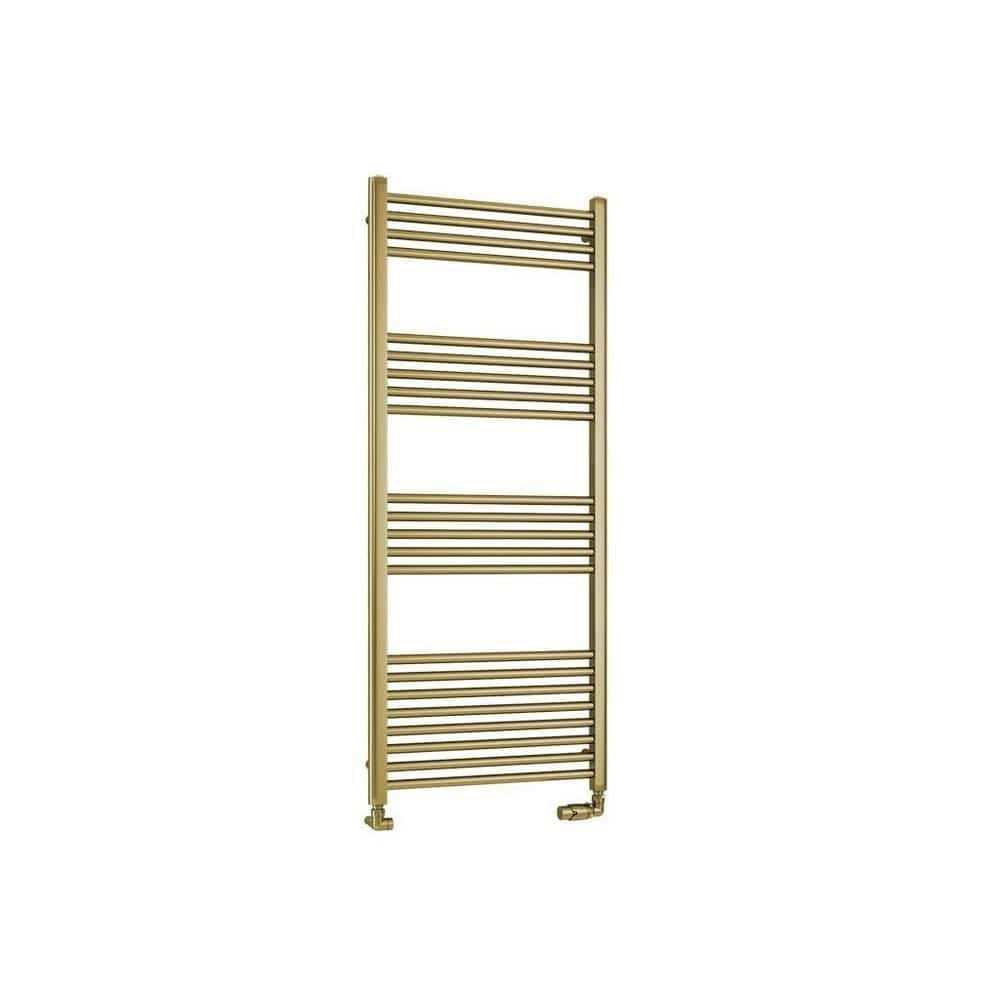 Eastbrook Wendover Straight Heated Towel Rail in Brushed Brass