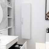 Imex Storage Unit Matt White Imex Croma Single Door Wall Mounted Storage Unit