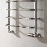 Reina Designer Towel Radiator Reina Aliano Heated Towel Rail in Chrome