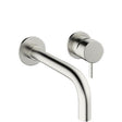 Crosswater Wall Mounted Basin Tap Brushed Stainless Steel Crosswater Mpro 2 Hole Wall Mounted Basin Mixer Tap