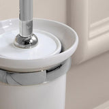 Miller Toilet Brush Miller Stockholm Wall Mounted Toilet Brush and Holder in Chrome