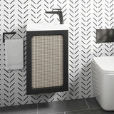 Crosswater Cloakroom Vanity Unit Crosswater Alo Single Door Wall Mounted 400mm Cloakroom Vanity Unit with Basin