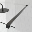 Crosswater Wetroom Accessory Matt Black / Glass to Wall Bracing Bar Crosswater Gallery Stabilising Fixings