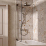 UK Bathroom Store Concealed Shower Set Crosswater Module Shower Set 7 - 3 Outlet with Riser Rail Kit, Overhead Shower and Overflow Bath Filler