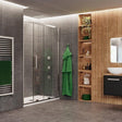 Crosswater Sliding Shower Door Polished Stainless Steel / 1200mm Crosswater Optix 10 Sliding Shower Door