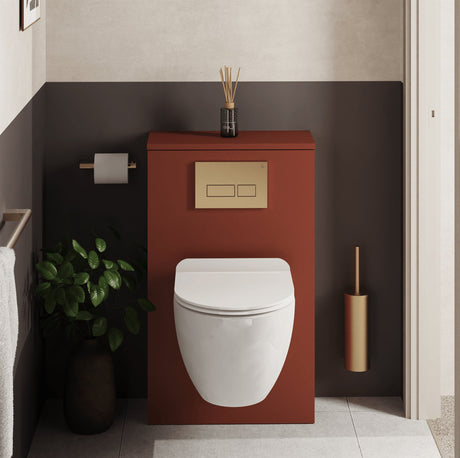 Crosswater WC Back To Wall Unit Soft Clay Crosswater WC Unit - 545mm Wide