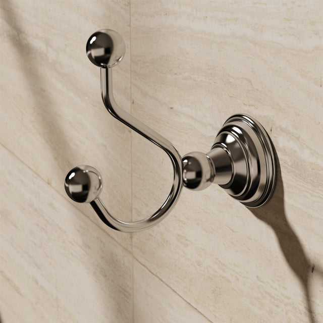 Crosswater Robe Hook Chrome Crosswater Belgravia Double Robe Hook