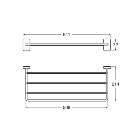 Roca Towel Rails and Rings Roca Sonata Towel Rack