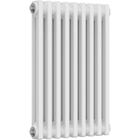 Aquarius Bathrooms Column Radiator 600mm x 425mm Aquarius Foundry Horizontal 2 Column Radiator in White
