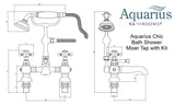 Aqaurius Bath Shower Mixer Aquarius Chic Bath Shower Mixer Tap