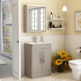Imex Floor Standing Imex Suburb Floor Standing 600mm Double Door Vanity Unit with Basin