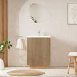 Crosswater Floor Standing Vanity Unit Modern Oak / 1 Crosswater Limit 600mm Floorstanding Vanity Unit with Basin