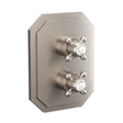 Crosswater Concealed Shower Valve Brushed Nickel Crosswater Belgravia Crossbox 2 Multi-Flow Outlet Trimset