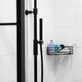 Smedbo Basket Smedbo Beslagsboden Frame Self-Adhesive Corner Shower Basket