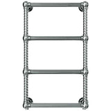 Vogue Traditional Towel Rail 775 x 475 / Dual Fuel Vogue Colonnade Straight Traditional Towel Radiator in Chrome