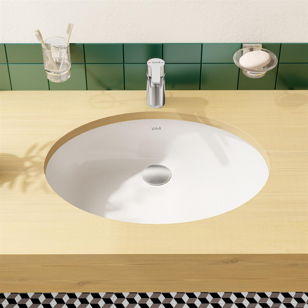 VitrA Undercounter Basin 520mm VitrA S20 Undercounter Oval Basin