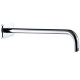 JTP Fixed Shower Arm Chrome JTP Grosvenor Wall Mounted 400mm Shower Arm