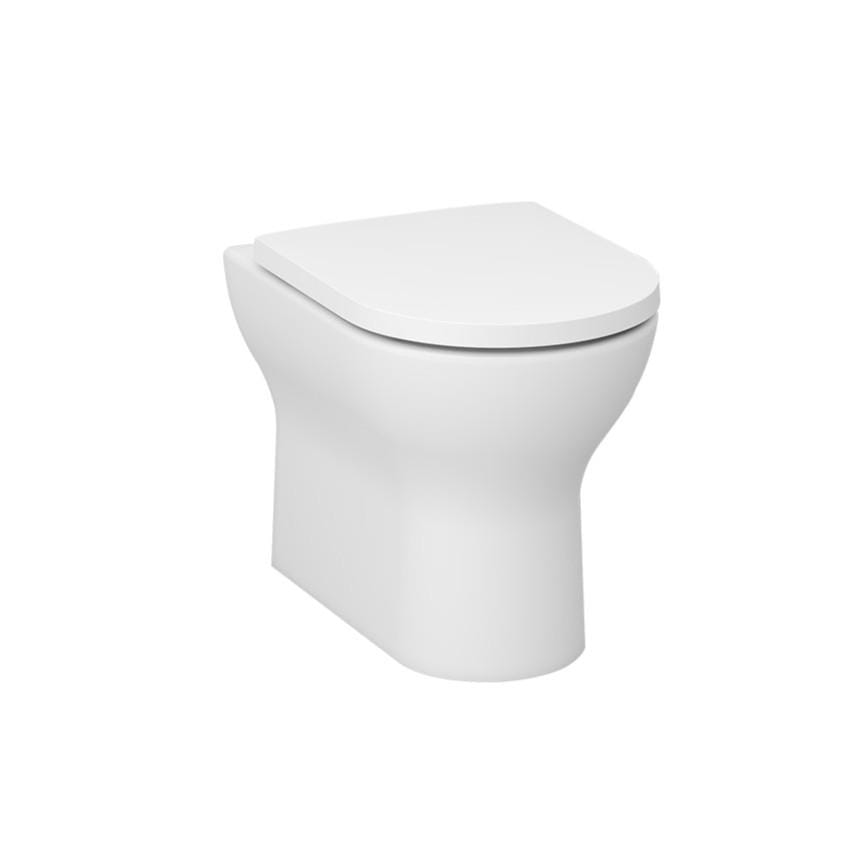 Imex Back To Wall Toilet Imex Ronda Rimless Back to Wall Toilet with Soft Close Seat