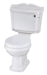 Aquarius Bathrooms Close Coupled Toilet Aquarius Ashford Traditional Close Coupled Toilet with Lever Flush and Seat