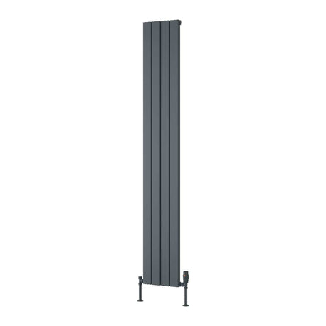 Reina Panel Radiator 1800 x 295mm / Anthracite Reina Piatto Single Vertical Panel Central Heating Radiator