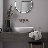 JTP Wall Mounted Basin Tap Brushed Bronze JTP VOS 3 Hole Wall Mounted Basin Mixer Tap