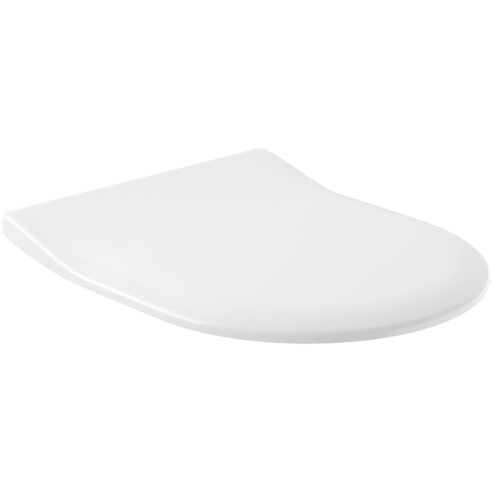 Villeroy & BocH Toilet Seat Villeroy & Boch Subway Soft Close, Quick Release Slimline Toilet Seat in White Alpin