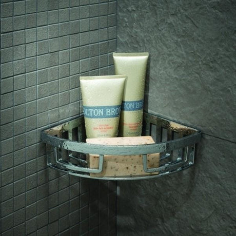 VADO Basket Vado Removable Corner Shower Basket in Chrome