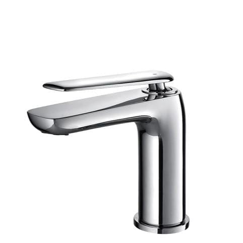 Flova Mono Basin Tap Flova Allore Mono Basin Mixer Tap with Clicker Waste in Diamond Chrome