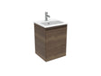 Saneux Wall Mounted Vanity Unit English Oak / 0 Hole Saneux Uni Vanity Unit With Basin - 400 x 360mm - One Door - Wall Mounted