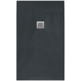 Tissino Rectangle Shower Tray 2000 x 1000mm Tissino Giorgio2 Rectangle Shower Tray in Graphite Slate