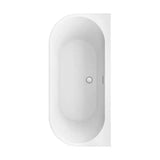 Tissino Back to Wall Freestanding Bath Tissino Angelo Back to Wall Double Ended Freestanding Bath