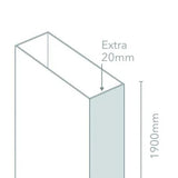 Merlyn Merlyn IQ 20mm Extension Profile for Sliding Doors