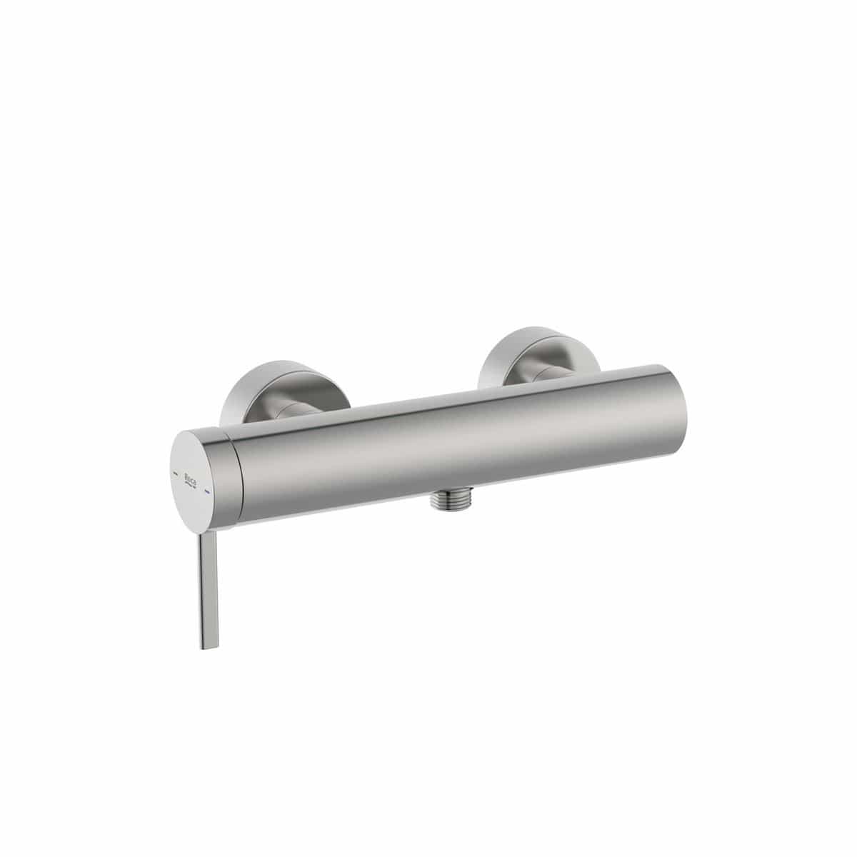Roca Exposed Shower Valve Stainless Steel Roca Ona Wall Mounted Single Lever Manual Shower Mixer Valve