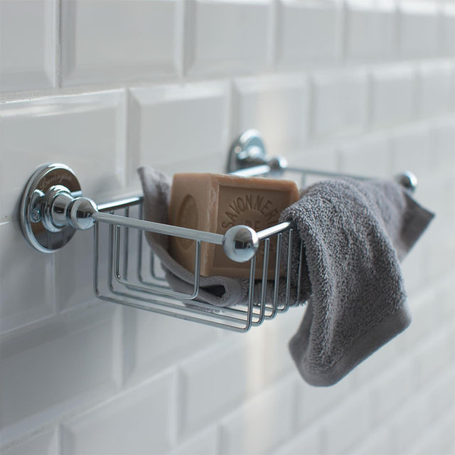 Burlington Soap Dish Burlington Soap Basket in Chrome