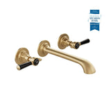 Vado Wall Mounted Basin Tap Booth & Co. Axbridge Wall Mounted  Basin Mixer Tap with Lever Handles