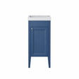 Heritage Cloakroom Vanity Unit Maritime Blue Heritage Caversham 400mm Floor Standing Cloakroom Vanity Unit and Basin Bundle